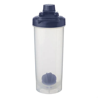 Durable Plastic Shaker Bottle with Mixer Handle