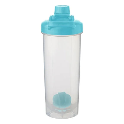 Durable Plastic Shaker Bottle with Mixer Handle
