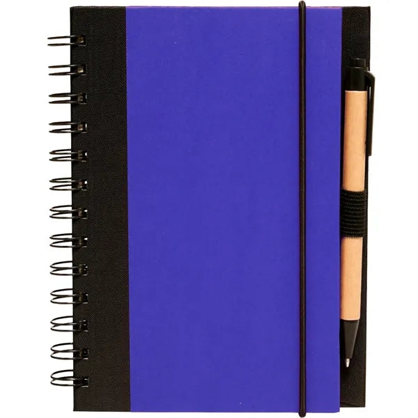 5" x 7" in Eco Friendly Spiral Notebook with Pen