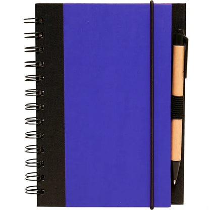 5" x 7" in Eco Friendly Spiral Notebook with Pen