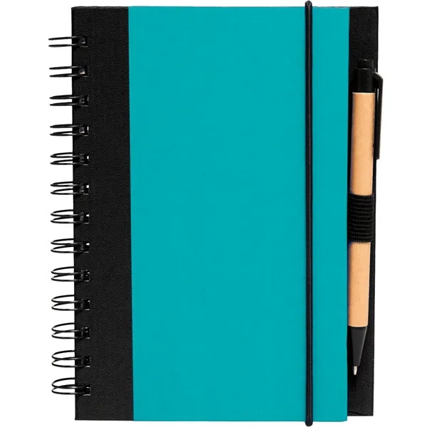 5" x 7" in Eco Friendly Spiral Notebook with Pen