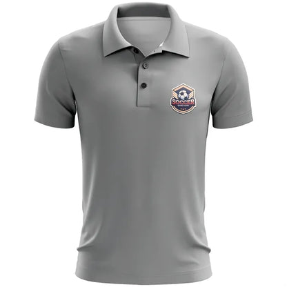 Adult and Kids' Custom 5.3 Oz Cotton Polo - DTF, Screen Prin