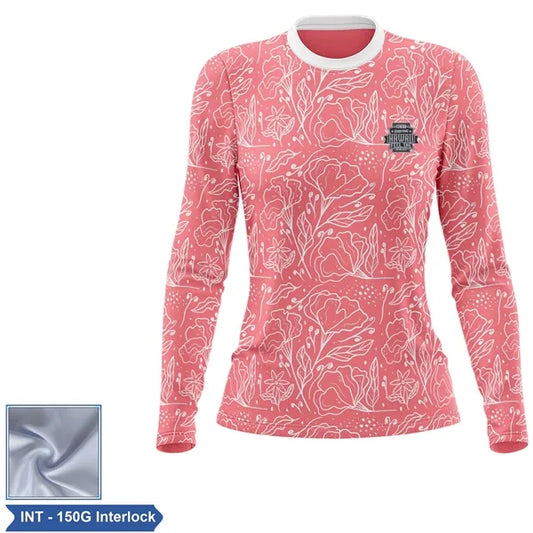 Women's Sublimation Long Sleeve T-Shirt - 150G Interlock