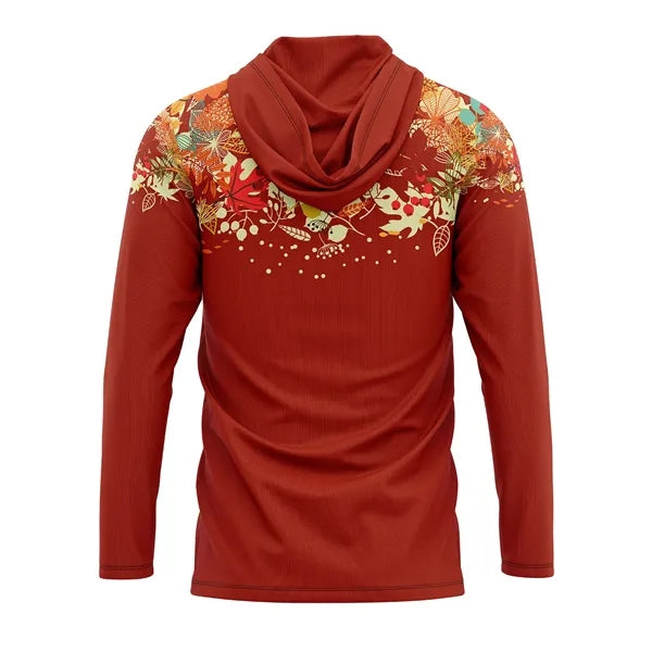 Unisex & Kids' Sublimation 140G Mesh Long Sleeve Hooded T-Sh