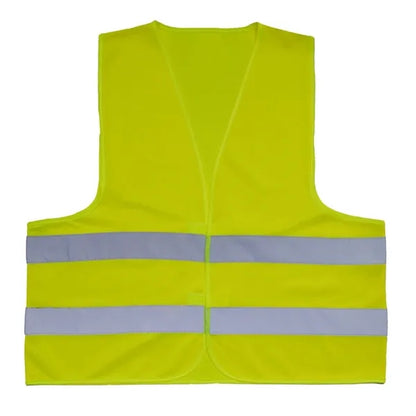 VISIPRO Unisex Hook & Loop Reflective Safety Vest with Bands