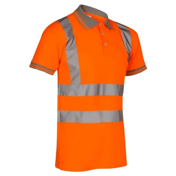 VISIPRO Short Sleeve Reflective Safety Polo with Bands,
