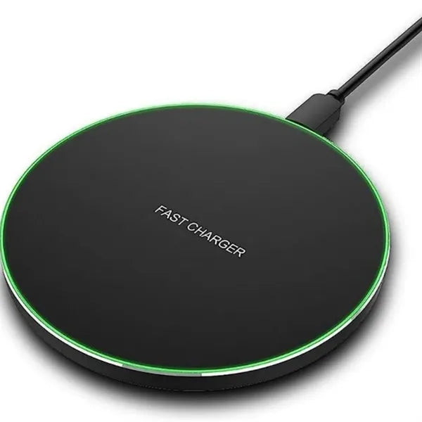 Wireless Circular Charging Pad with LED lining
