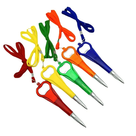 Lanyard Pen With Bottle Opener