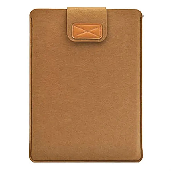 Felt Laptop Sleeve with Hook-and-Loop Fastener