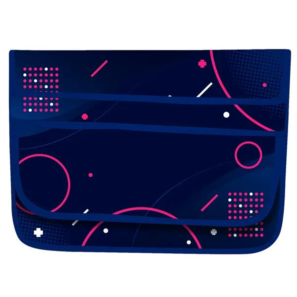 Full Sublimation Laptop Sleeve with Flap in Closure -
