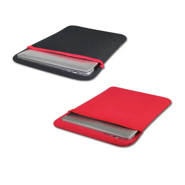 Full Sublimation Reversible Laptop Sleeve with Fold-Over