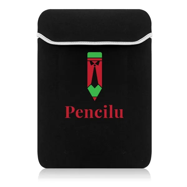 Laptop Sleeve with Fold-Over Closure - Neoprene