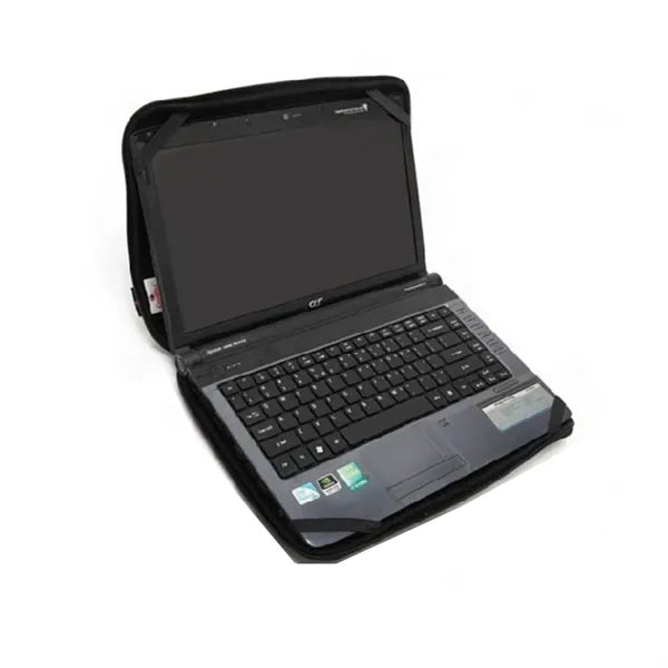 Laptop Sleeve with Full Zip and Elastic Corners - Neoprene