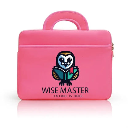 Laptop Sleeve with Zip Closure, Front Pocket, and Handles -
