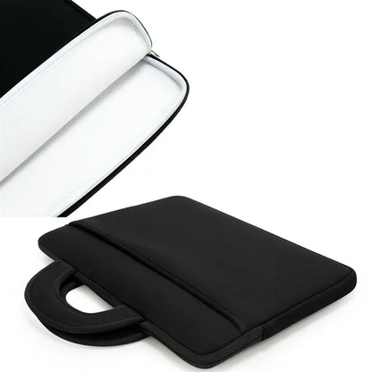 Laptop Sleeve with Zip Closure, Front Pocket, and Handles -