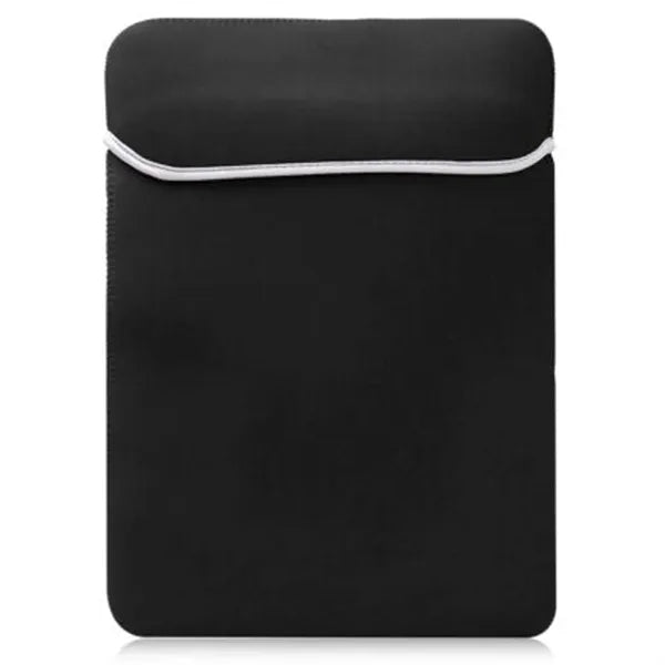 Reversible Laptop Sleeve with Fold-Over Flap - Neoprene