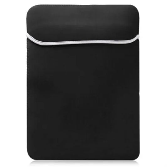 Reversible Laptop Sleeve with Fold-Over Flap - Neoprene