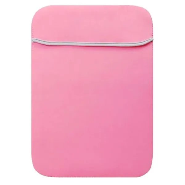 Reversible Laptop Sleeve with Fold-Over Flap - Neoprene