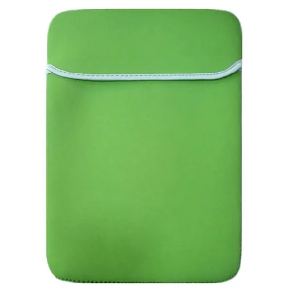 Reversible Laptop Sleeve with Fold-Over Flap - Neoprene