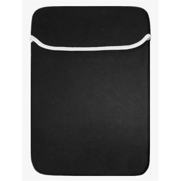 Reversible Laptop Sleeve with Fold-Over Flap - Neoprene