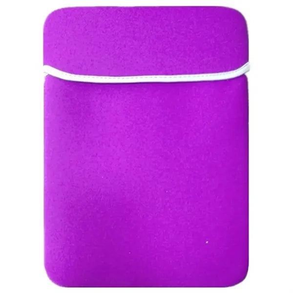 Reversible Laptop Sleeve with Fold-Over Flap - Neoprene