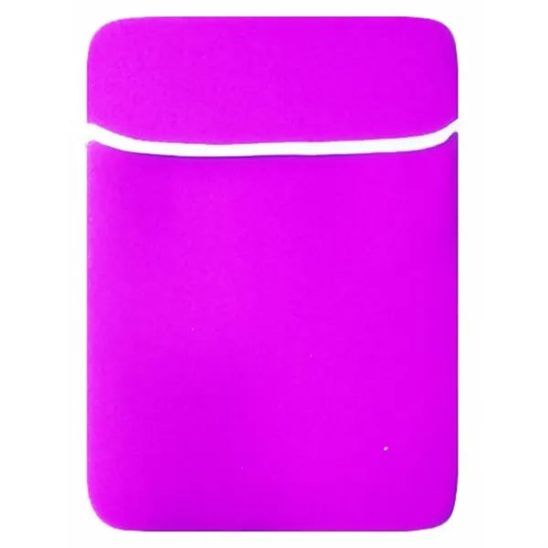 Reversible Laptop Sleeve with Fold-Over Flap - Neoprene