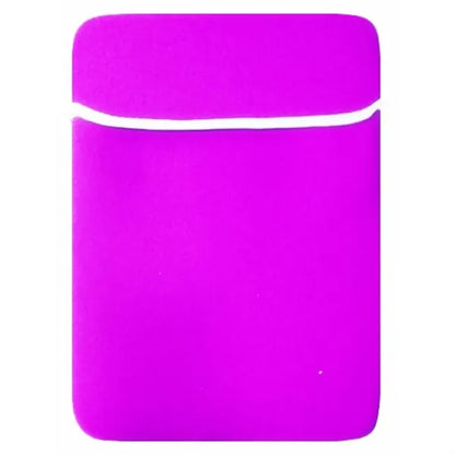 Reversible Laptop Sleeve with Fold-Over Flap - Neoprene
