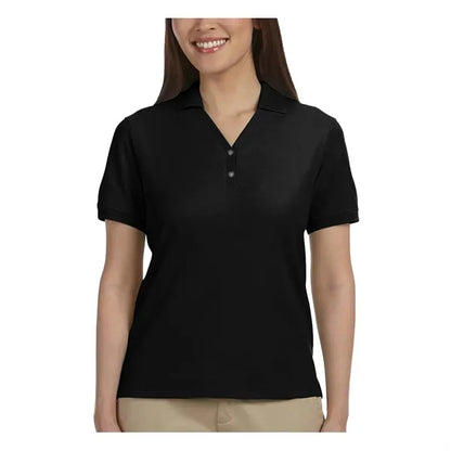 Devon & Jones Ladies' Short-Sleeve Y-Collar Polo Shirts