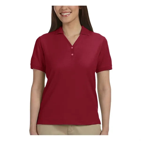 Devon & Jones Ladies' Short-Sleeve Y-Collar Polo Shirts