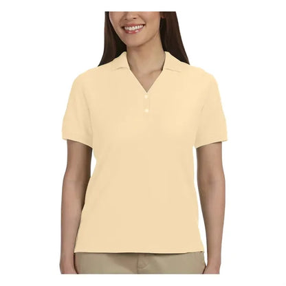 Devon & Jones Ladies' Short-Sleeve Y-Collar Polo Shirts
