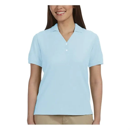 Devon & Jones Ladies' Short-Sleeve Y-Collar Polo Shirts