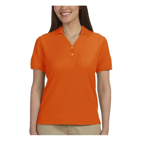 Devon & Jones Ladies' Short-Sleeve Y-Collar Polo Shirts