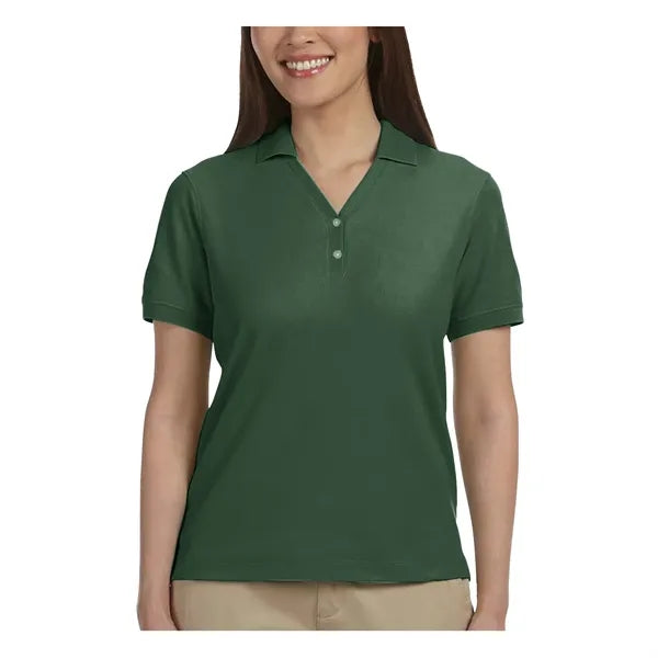 Devon & Jones Ladies' Short-Sleeve Y-Collar Polo Shirts