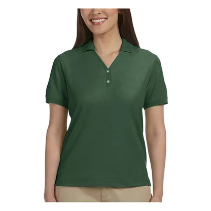 Devon & Jones Ladies' Short-Sleeve Y-Collar Polo Shirts