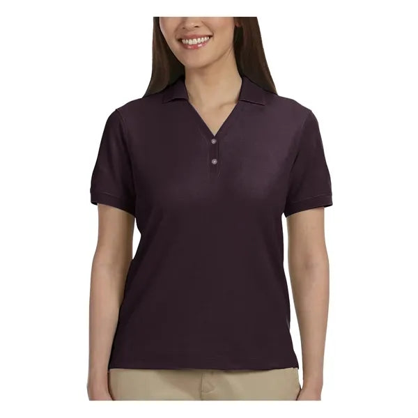 Devon & Jones Ladies' Short-Sleeve Y-Collar Polo Shirts