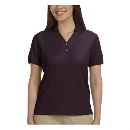 Devon & Jones Ladies' Short-Sleeve Y-Collar Polo Shirts