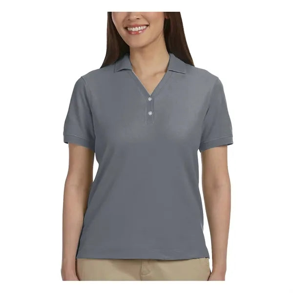 Devon & Jones Ladies' Short-Sleeve Y-Collar Polo Shirts