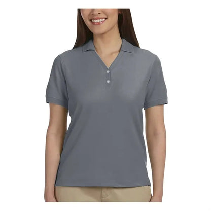 Devon & Jones Ladies' Short-Sleeve Y-Collar Polo Shirts