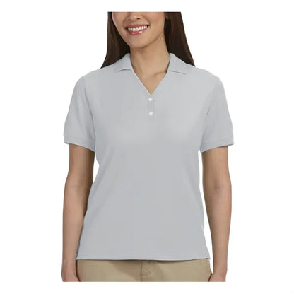 Devon & Jones Ladies' Short-Sleeve Y-Collar Polo Shirts