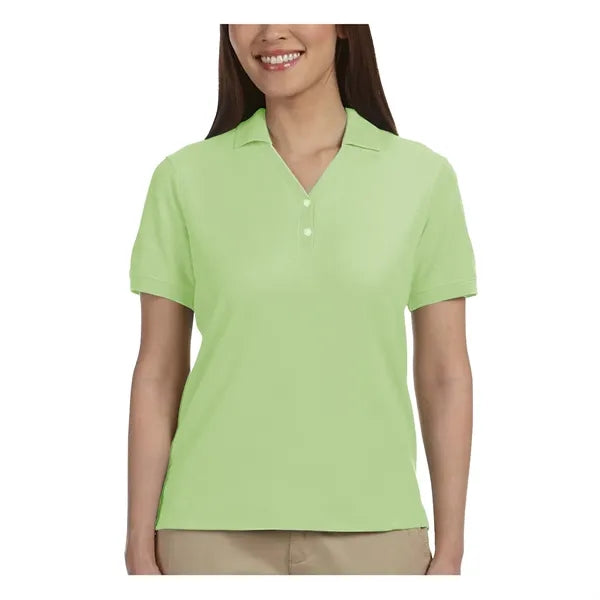 Devon & Jones Ladies' Short-Sleeve Y-Collar Polo Shirts