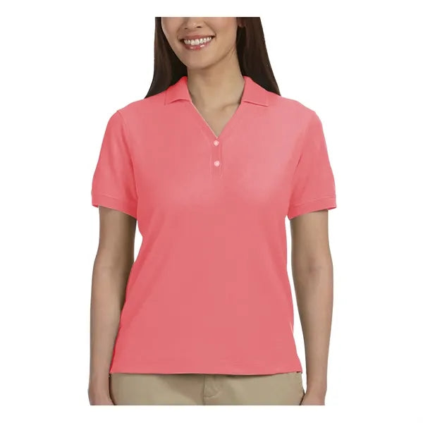 Devon & Jones Ladies' Short-Sleeve Y-Collar Polo Shirts