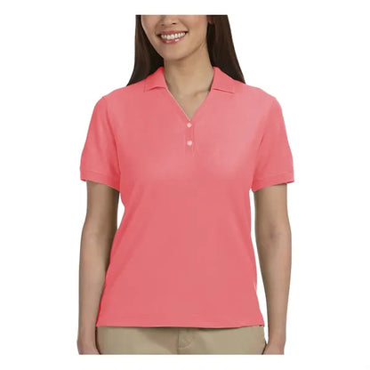 Devon & Jones Ladies' Short-Sleeve Y-Collar Polo Shirts