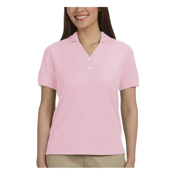 Devon & Jones Ladies' Short-Sleeve Y-Collar Polo Shirts