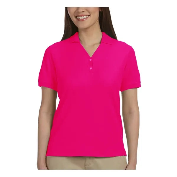 Devon & Jones Ladies' Short-Sleeve Y-Collar Polo Shirts