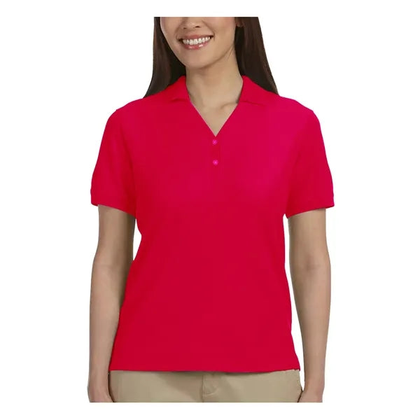 Devon & Jones Ladies' Short-Sleeve Y-Collar Polo Shirts