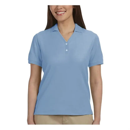 Devon & Jones Ladies' Short-Sleeve Y-Collar Polo Shirts