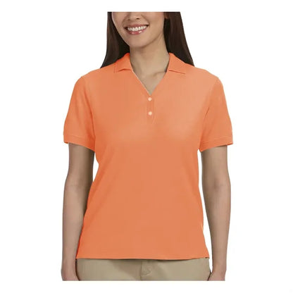 Devon & Jones Ladies' Short-Sleeve Y-Collar Polo Shirts
