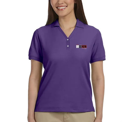 Devon & Jones Ladies' Short-Sleeve Y-Collar Polo Shirts