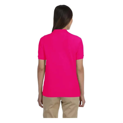 Devon & Jones Ladies' Short-Sleeve Y-Collar Polo Shirts