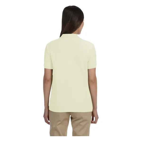 Devon & Jones Ladies' Short-Sleeve Y-Collar Polo Shirts